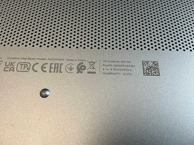 Laptop - hp - probook 450 g8 notebook pc - afbeelding 7 van  7