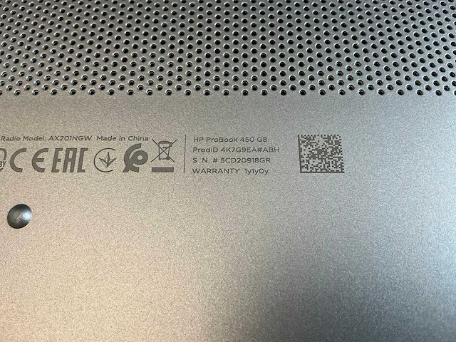 Laptop - hp - probook 450 g8 notebook pc - afbeelding 8 van  8