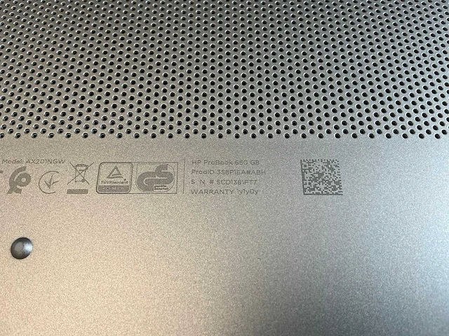 Laptop - hp - probook 650 g8 - afbeelding 6 van  7