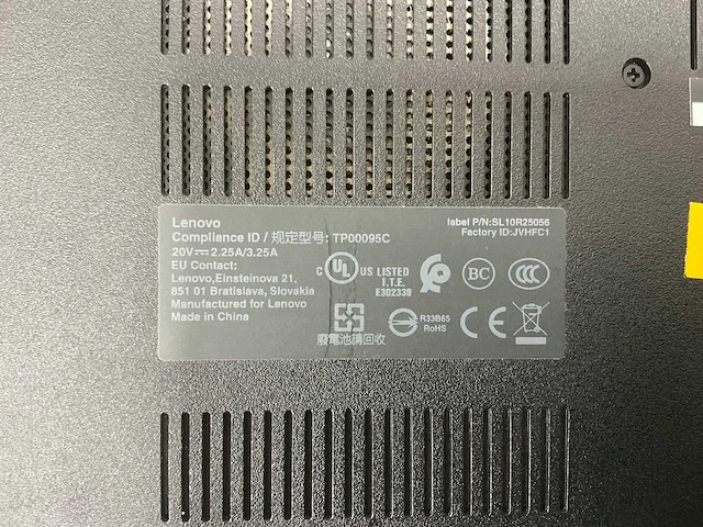 Laptop - lenovo - 20nb002bmh - afbeelding 4 van  5
