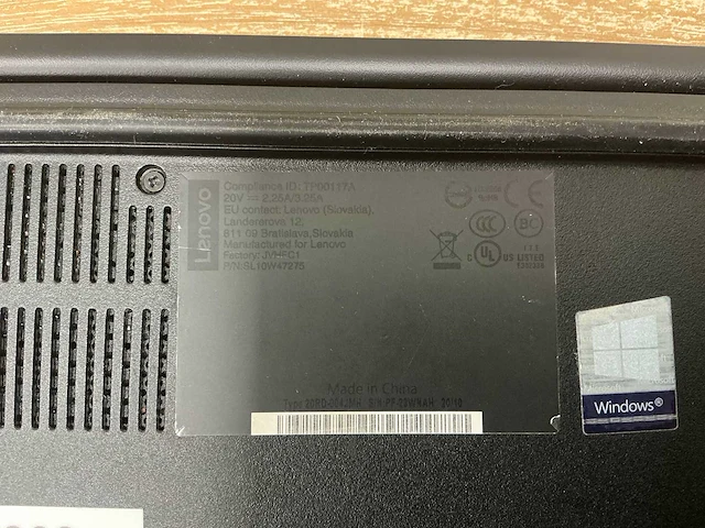 Laptop - lenovo - 20rd004jmh - afbeelding 4 van  4