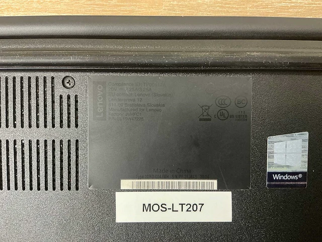 Laptop - lenovo - 20rd004jmh - afbeelding 4 van  4