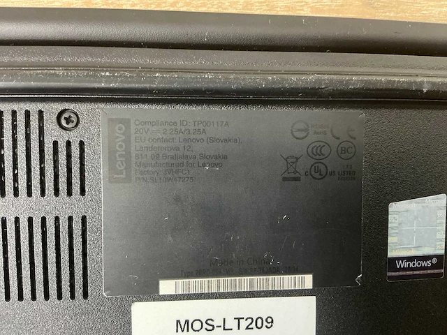 Laptop - lenovo - 20rd004jmh - afbeelding 4 van  4