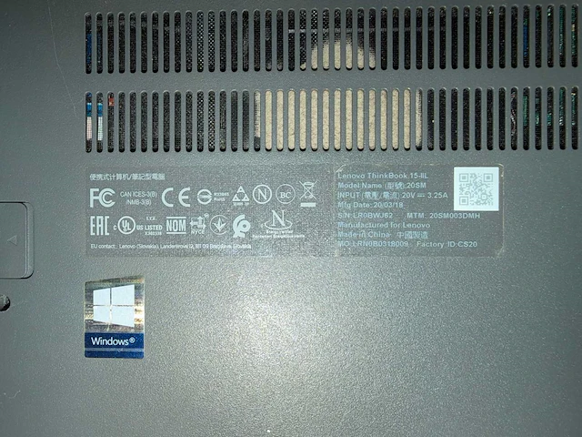 Laptop - lenovo - 20sm - afbeelding 6 van  6