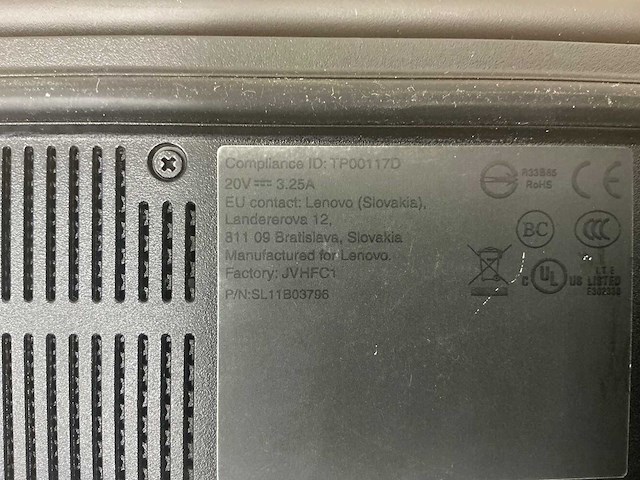 Laptop - lenovo - 20td0028mh - afbeelding 4 van  4