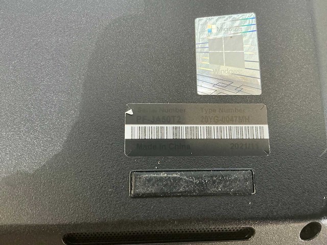 Laptop - lenovo - 20yg0047mh - afbeelding 7 van  9