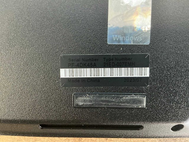 Laptop - lenovo - 21ed007emh - afbeelding 8 van  8
