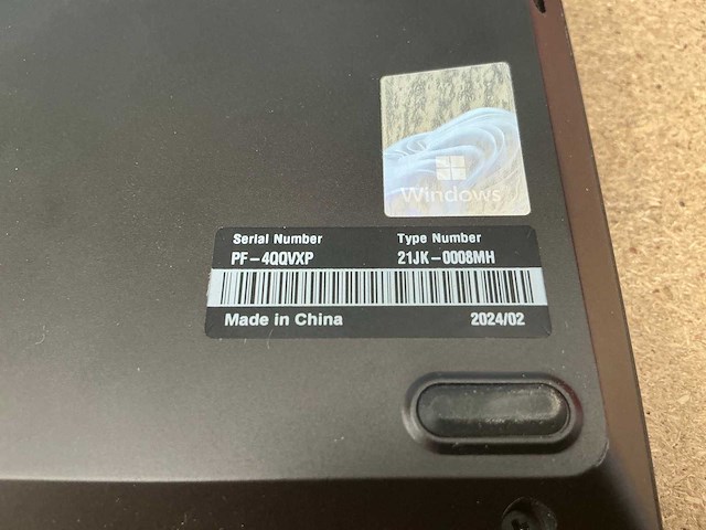 Laptop - lenovo - 21jk0008mh - afbeelding 4 van  4