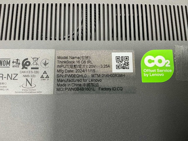 Laptop - lenovo - 21kh - afbeelding 2 van  2