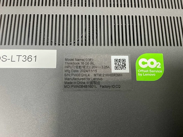 Laptop - lenovo - 21kh - afbeelding 4 van  4