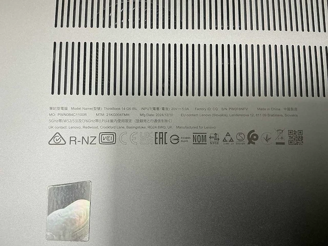 Laptop - lenovo - 21sh - afbeelding 5 van  5