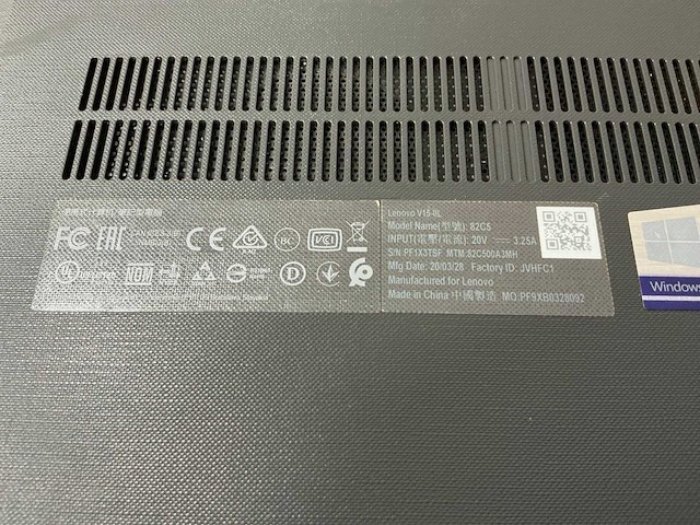 Laptop - lenovo - 82c5 - afbeelding 6 van  6