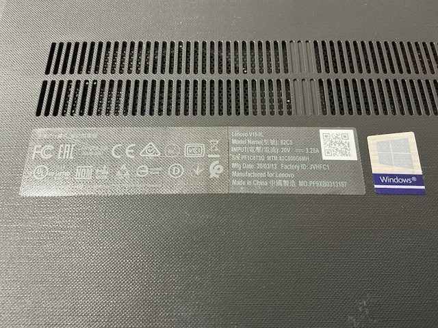 Laptop - lenovo - 82c5 - afbeelding 5 van  8