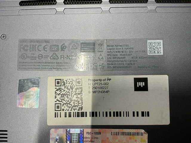 Laptop - lenovo - 83dh - afbeelding 3 van  9