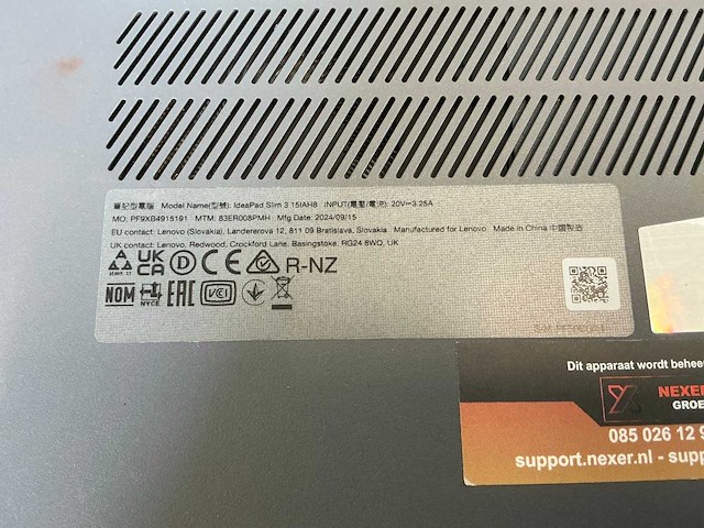 Laptop - lenovo - 83er - afbeelding 5 van  6