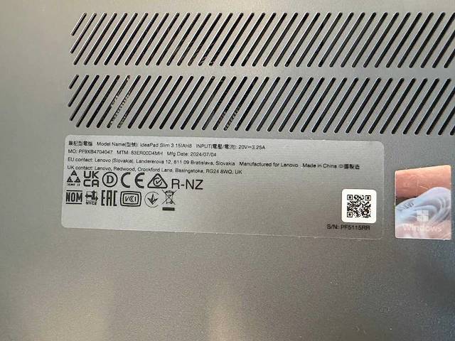 Laptop - lenovo - 83er - afbeelding 7 van  7