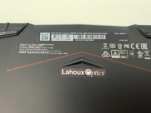 Laptop - micro-star international co., ltd. - gl75 leopard 10sdr - afbeelding 5 van  8