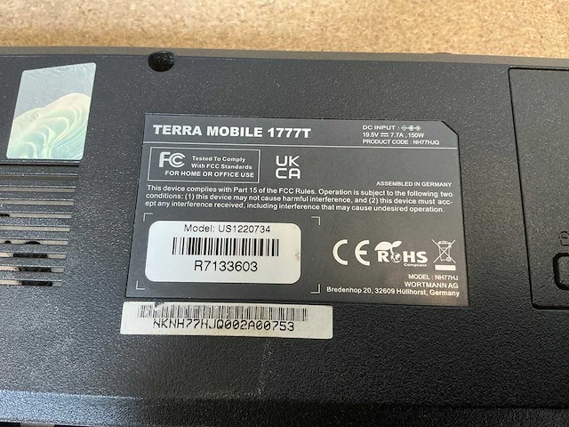 Laptop - wortmann_ag - terramobile 1777t - afbeelding 5 van  5