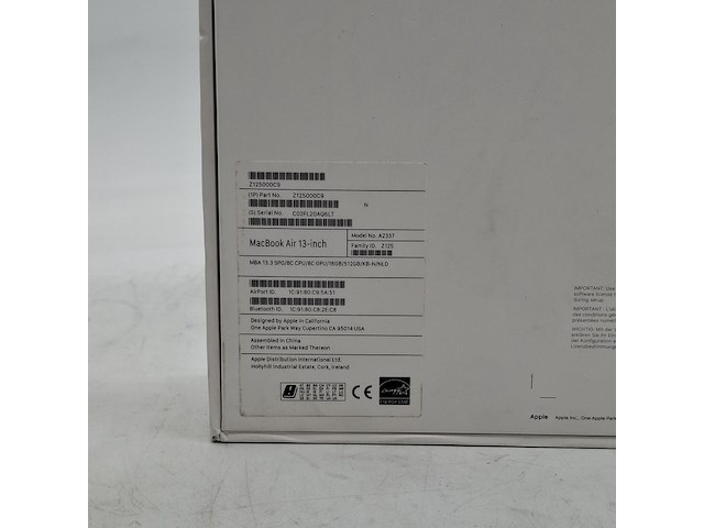 Laptop, 13 inch, apple, macbook air a2337 - afbeelding 4 van  7