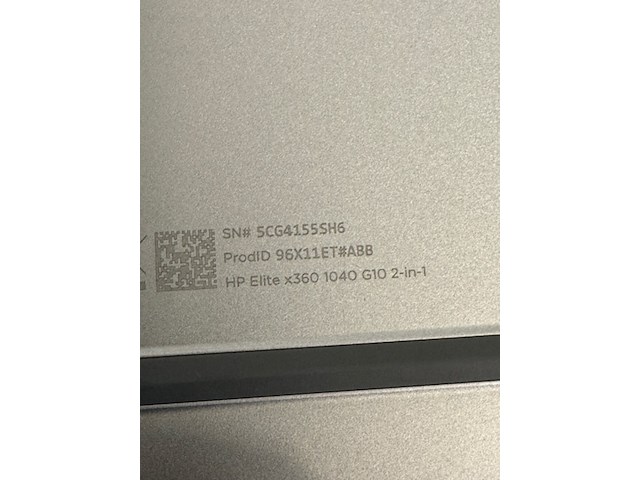 Laptop hp, elitebook x360 1040 g10, zilver - afbeelding 7 van  7