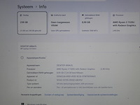Laptop hp i5-fcoxx. 238 gb opslag. 8gb ram. amd ryzen 3 7320u 2.40 ghz processor. - afbeelding 3 van  4