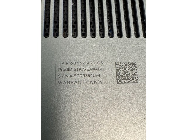 Laptop hp, probook 430 g6, zilver - afbeelding 5 van  6