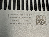 Laptop hp, probook 440 g7, zilver - afbeelding 6 van  7