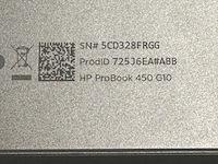 Laptop hp, probook 450 g10, zilver - afbeelding 7 van  8