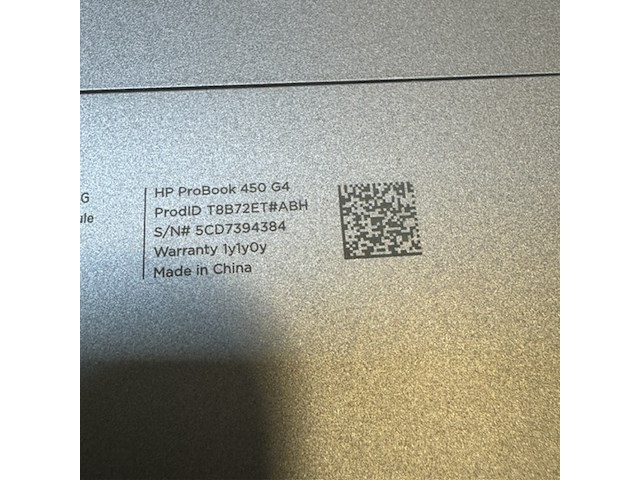 Laptop hp, probook 450 g4 - afbeelding 6 van  6