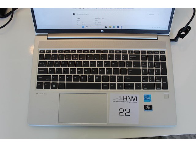 Laptop hp probook 450 g9, 8 gb ram, 238 gb hdd, 12th gen intel core i5-1235u. - afbeelding 2 van  4