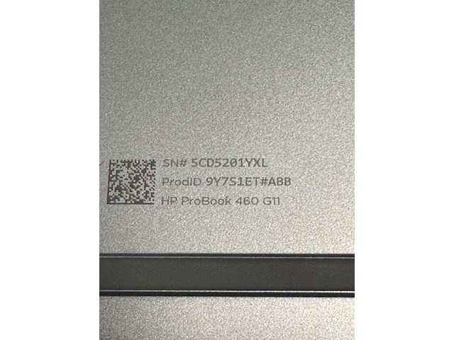 Laptop hp, probook 460 g11, zilver - afbeelding 7 van  8