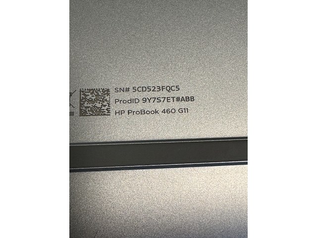 Laptop hp, probook 460 g11, zilver - afbeelding 7 van  7