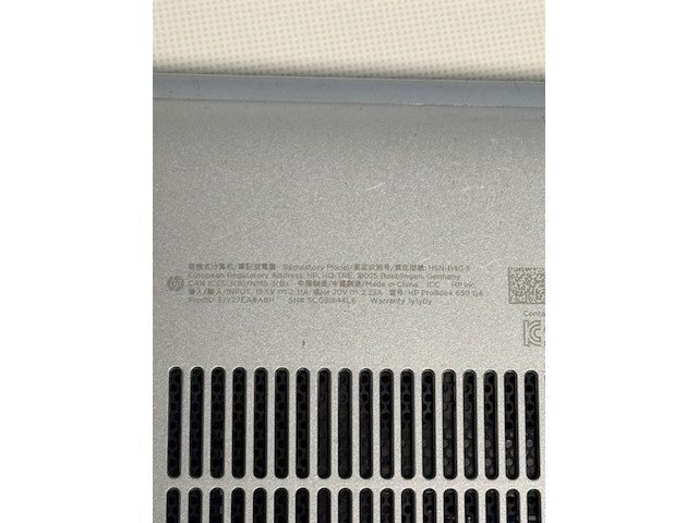 Laptop hp, probook 650 g4, zilver - afbeelding 8 van  10