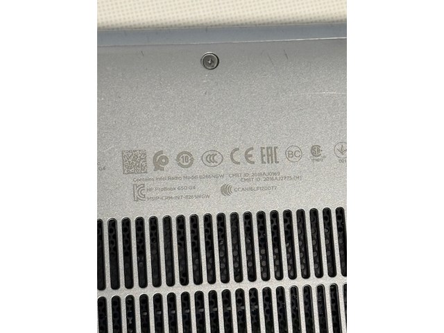 Laptop hp, probook 650 g4, zilver - afbeelding 10 van  10