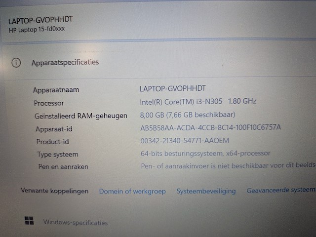 Laptop, hp - afbeelding 9 van  11