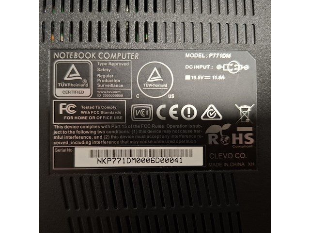 Laptop | intel core i7, bto, p771dm - afbeelding 2 van  11