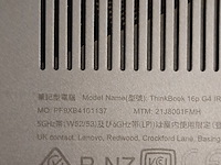 Laptop, lenovo, 16p g4 irh, core i7, 2024 - afbeelding 8 van  8