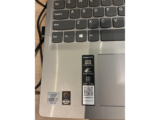Laptop lenovo met i7 processor, 8gb intern geheugen, 500 gb harde schijf en windows 11. - afbeelding 2 van  3