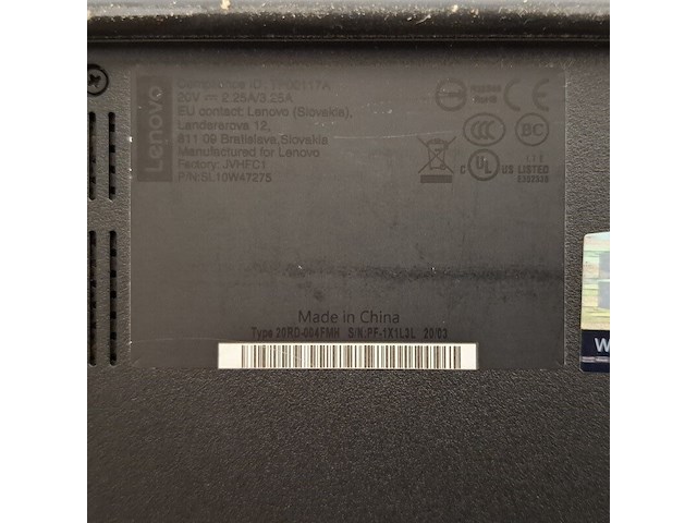 Laptop, lenovo, thinkpad e15 - afbeelding 5 van  14