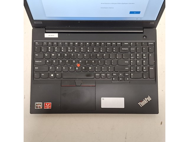 Laptop lenovo, thinkpad e595 - afbeelding 10 van  15
