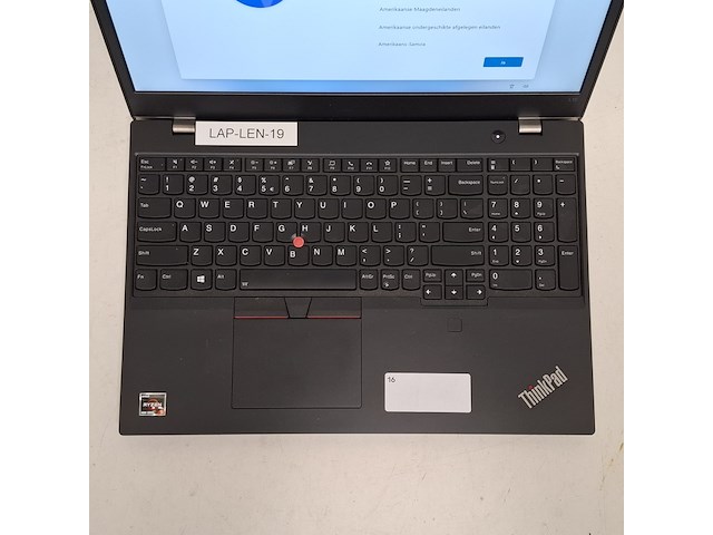 Laptop lenovo, thinkpad l15 - afbeelding 7 van  12