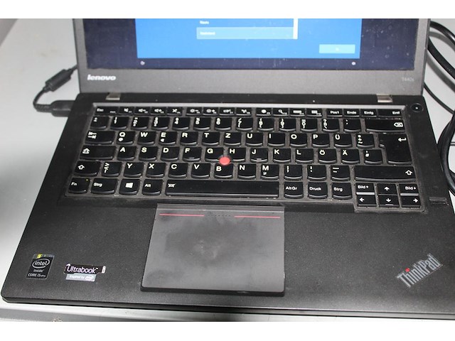 Laptop lenovo thinkpad t440s. 128 gb hdd. 8 gb ram. intel core i5-4300u cpu@1,90 hgz. qwertz toetsenbord. - afbeelding 3 van  4
