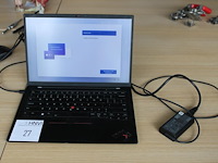 Laptop lenovo thinkpad x1 met 500 gb harde schijf, 128 mb grafische kaart, 16 gb intern geheugen, 11e gener...