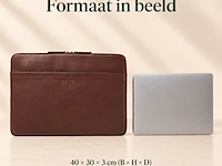 Laptophoes dr amsterdam, brown - afbeelding 6 van  6