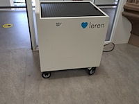 Laptopkar leren, drg32h1, wit