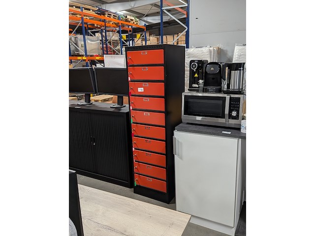 Laptopkast, rood/zwart, 2023 - afbeelding 1 van  8