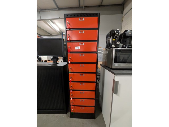 Laptopkast, rood/zwart, 2023 - afbeelding 2 van  8