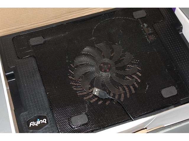 Laptopstandaard ergostand met koelventilator - afbeelding 2 van  2
