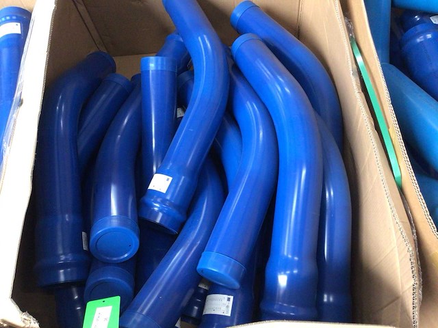 Lareter pvc-u bocht 45° en-iso 1452 (15x) - afbeelding 1 van  2