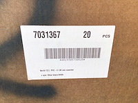 Lareter pvc-u curve 45° gethermovormd – en 1452 drukklasse (20x) - afbeelding 2 van  2